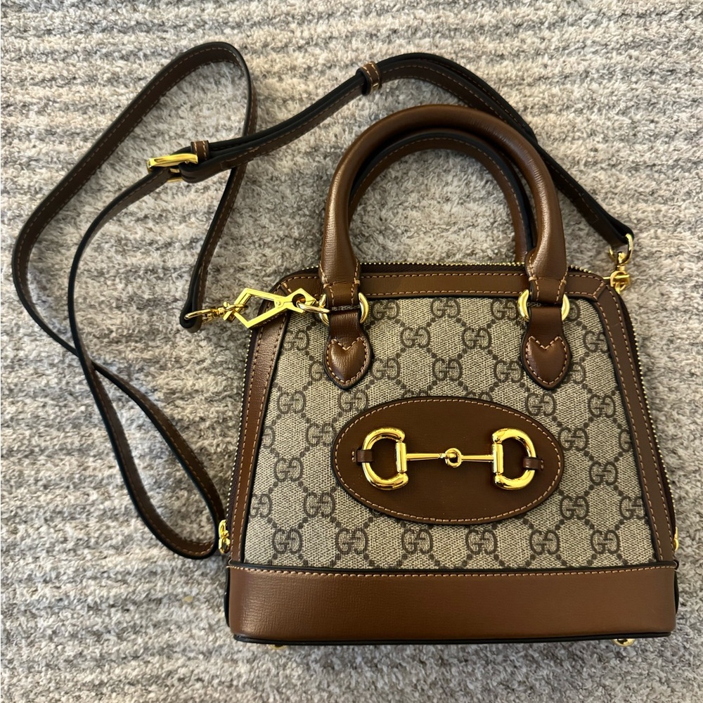 GUCCI HORSEBIT 1955 MINI TOP HANDLE BAG